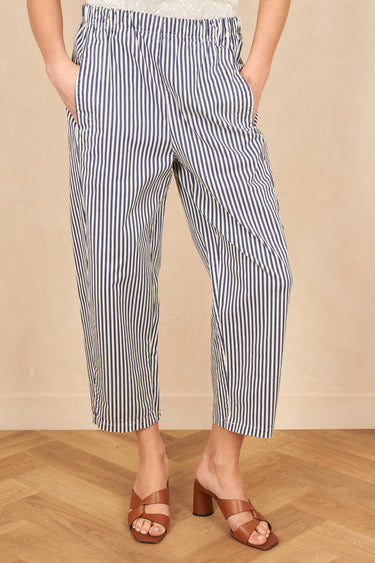 Pantalon Magic/Raye Blanc/Marine BLANC/MARINE