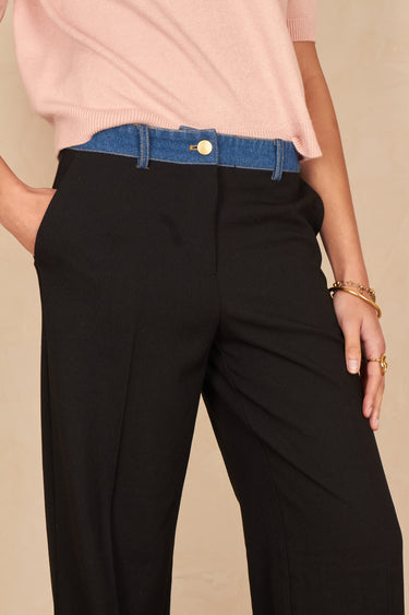 Pantalon Melisa Noir/Jean NOIR/JEAN