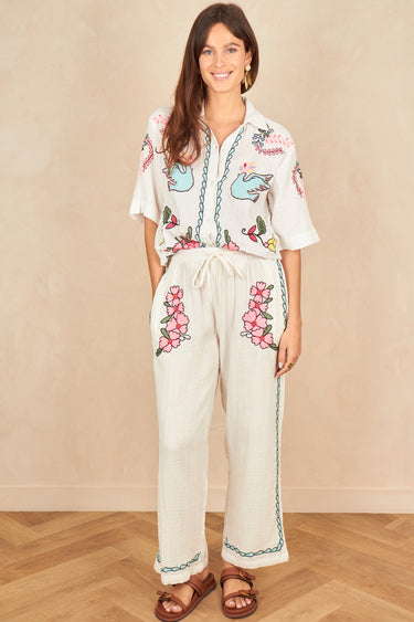 Pantalon Mistra Ecru/Rose ECRU/ROSE