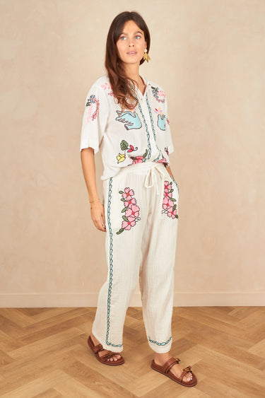 Pantalon Mistra Ecru/Rose ECRU/ROSE