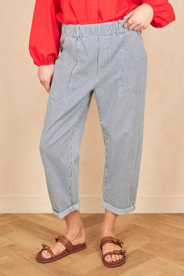 Pantalon Rowan Bleu Raye BLEU RAYE