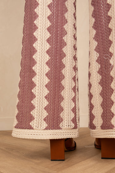 Pantalon Silvana Ecru/Rose ECRU/ROSE