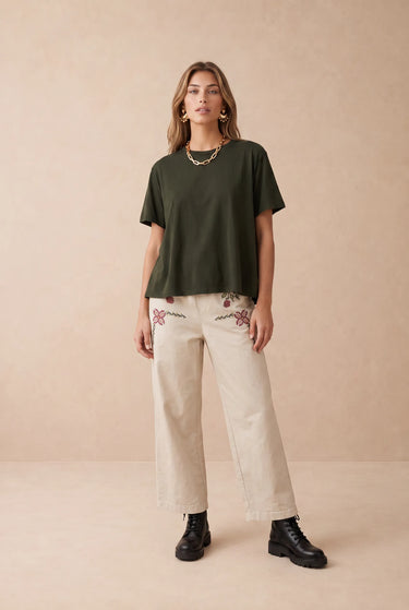 Pantalon Sofia Beige/B BEIGE/B