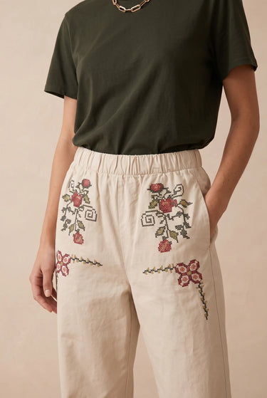 Pantalon Sofia Beige/B BEIGE/B