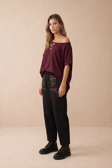 Pantalon Sofia Noir/B NOIR/B