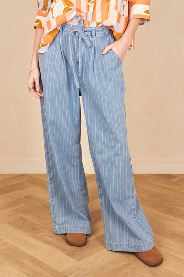 Pantalon Stanley Bleu Raye BLEU RAYE
