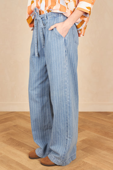 Pantalon Stanley Bleu Raye BLEU RAYE