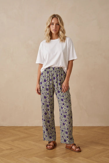 Pantalon Sylviane Imp Vert IMP VERT