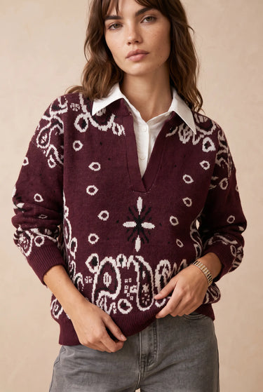 Pull Crystal Bordeaux BORDEAUX