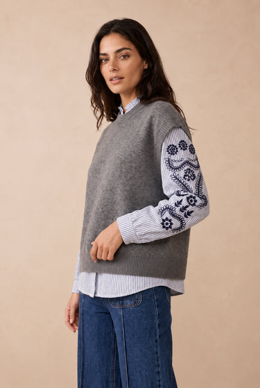 Pull Guylene Gris GRIS