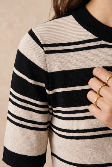 Pull Janice Beige/Noir BEIGE/NOIR