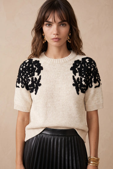 Pull Kille Beige/Noir BEIGE/NOIR