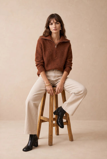 Pull Kristen Terracotta TERRACOTTA