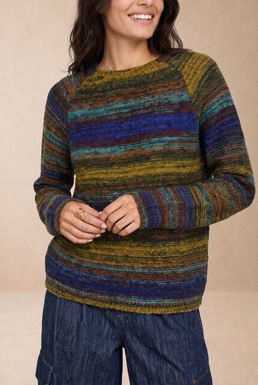 Pull Leslie Bleu/Ocre BLEU/OCRE