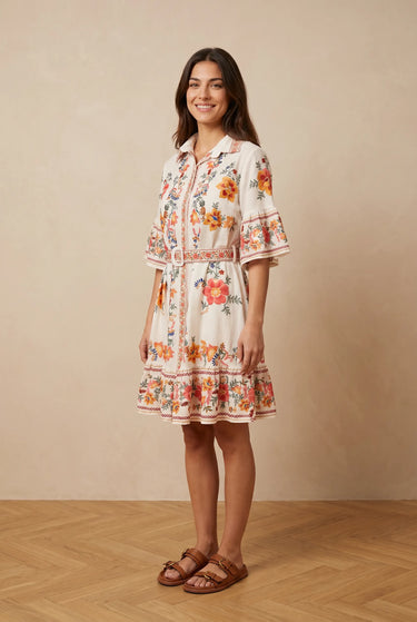 Robe Candela Ecru/Rose ECRU/ROSE