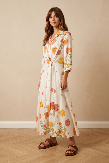 Robe Clementine Ecru/Rose ECRU/ROSE