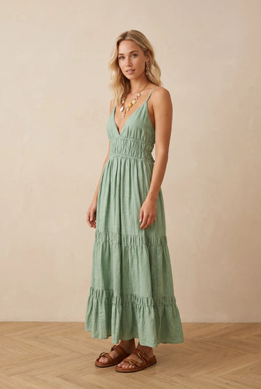 Robe Leopold Vert VERT