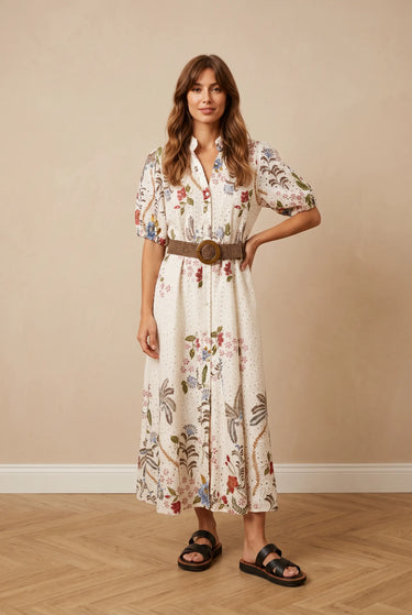 Robe Lucinda Ecru/Rose ECRU/ROSE
