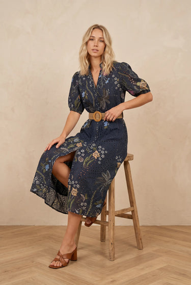Robe Lucinda Marine/Rose MARINE/ROSE