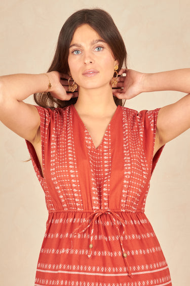 Robe Malena Imp Brique IMP BRIQUE