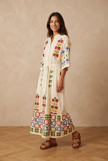 Robe Martina Ecru/B ECRU/B