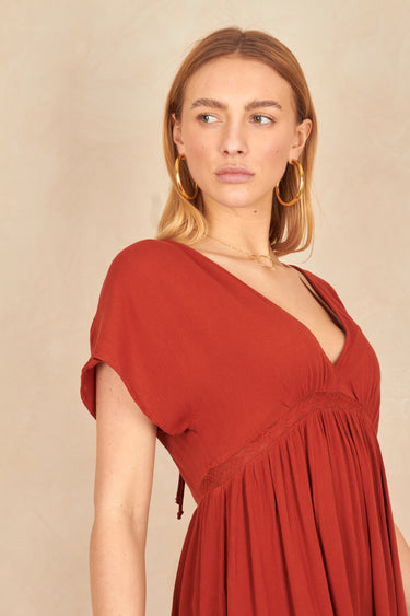 Robe Maxime Brique BRIQUE