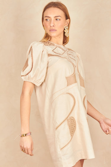 Robe Nicole Beige BEIGE