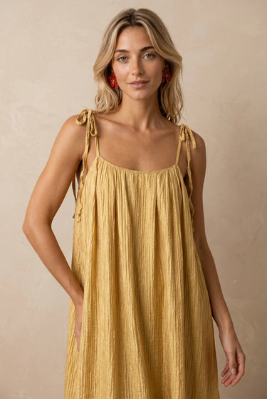 Robe Olivia Moutarde MOUTARDE