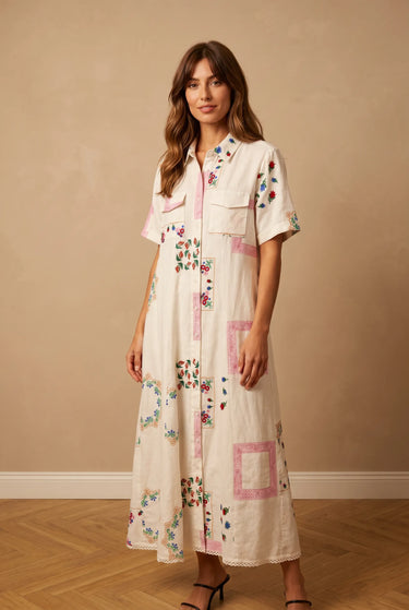 Robe Sunrise Ecru/B ECRU/B