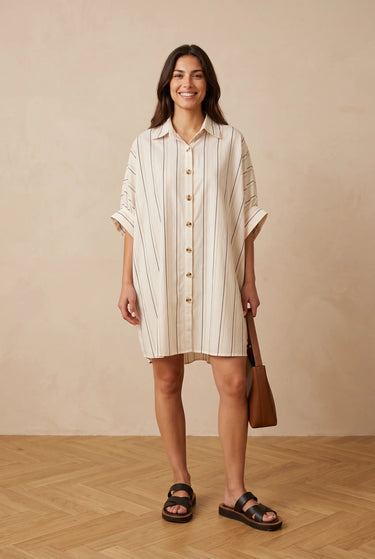Robe Varelle Raye Ecru RAYE ECRU