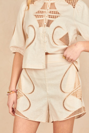 Short Manoline Beige BEIGE