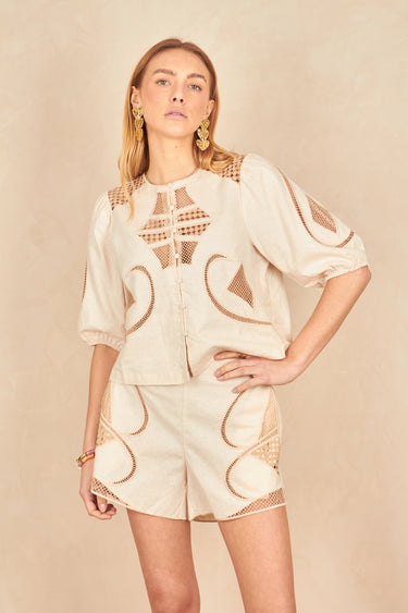 Short Manoline Beige BEIGE