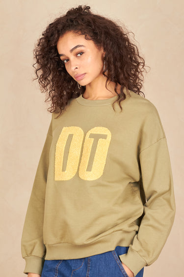 Sweat Mylene Kaki/Jaune KAKI/JAUNE