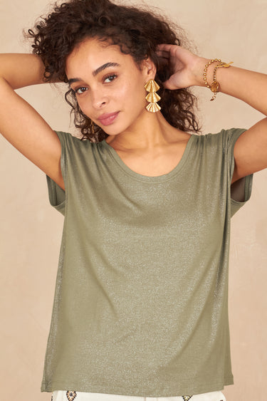 T Shirt Alice Kaki/Glitter KAKI/GLITTER