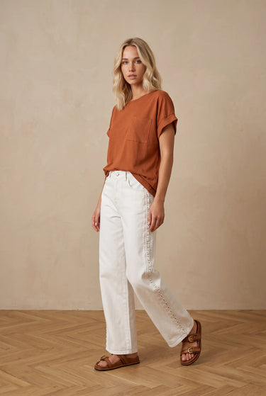 T Shirt Aubin Brique BRIQUE