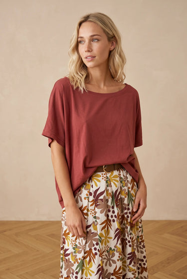 T Shirt Biba Bordeaux BORDEAUX