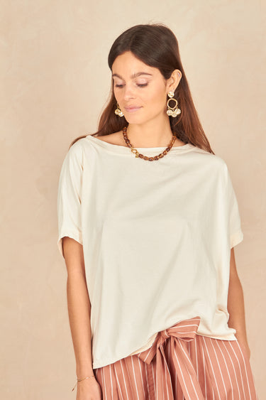 T Shirt Biba Ecru ECRU