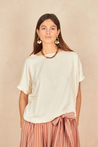 T Shirt Biba Ecru ECRU