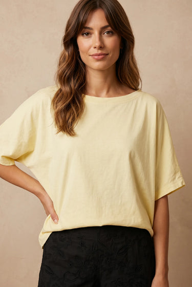T Shirt Biba Jaune Clair JAUNE CLAIR