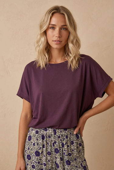 T Shirt Biba Prune PRUNE