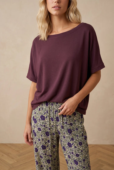 T Shirt Biba Prune PRUNE
