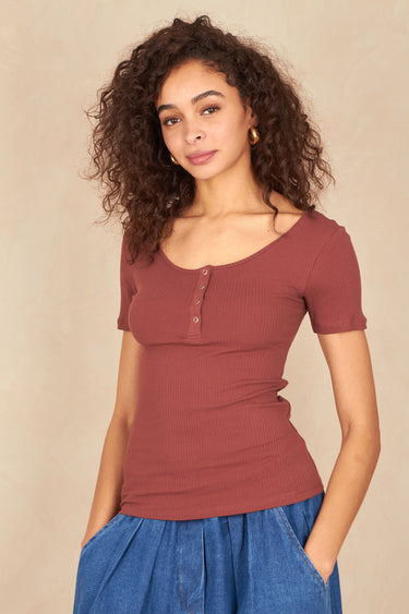 T Shirt Clemence Brique BRIQUE