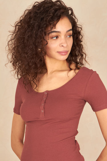 T Shirt Clemence Brique BRIQUE
