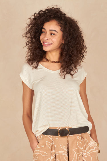 T Shirt Helene Ecru/Lurex ECRU/LUREX