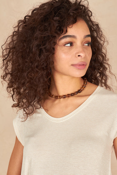 T Shirt Helene Ecru/Lurex ECRU/LUREX