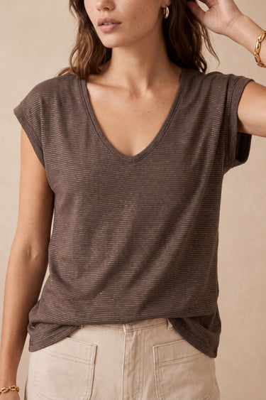 T Shirt Helene Taupe/Lurex TAUPE/LUREX