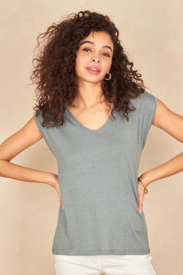 T Shirt Helene Vert/Lurex VERT/LUREX