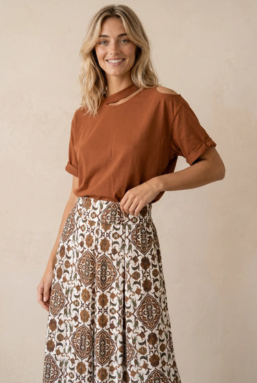 T Shirt Nancy Terracotta TERRACOTTA