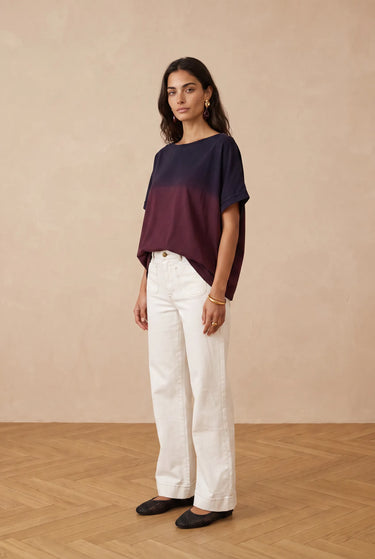 T Shirt Nino/Td Prune/Bord PRUNE/BORD