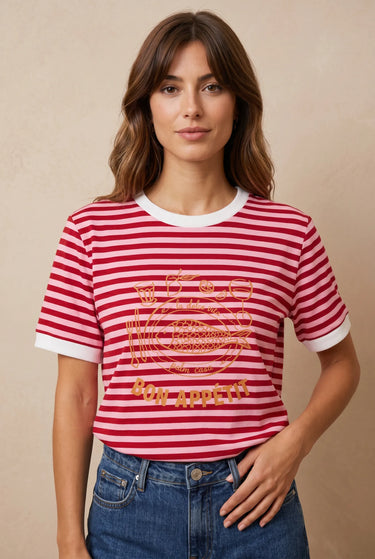T Shirt Rafael Raye Rouge RAYE ROUGE